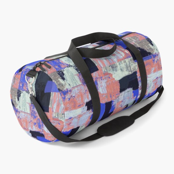 Item preview, Painting abstract blue purple pink black designed and sold by Alessandro Remo Mazzoni Remotextiles.