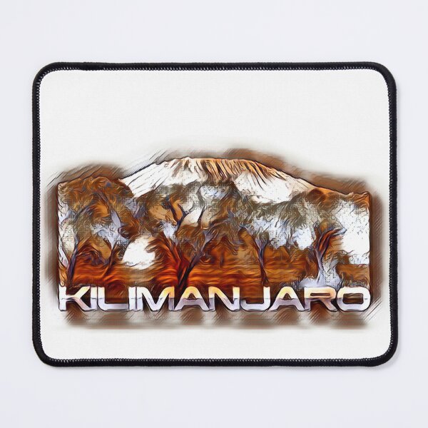 Item preview, Kilimanjaro Africa Tanzania savanna mountain coffee white brown designed and sold by UnnecessaryLuck.
