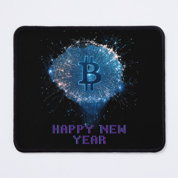 Item preview, Happy New Year Bitcoin designed and sold by BitCryX.