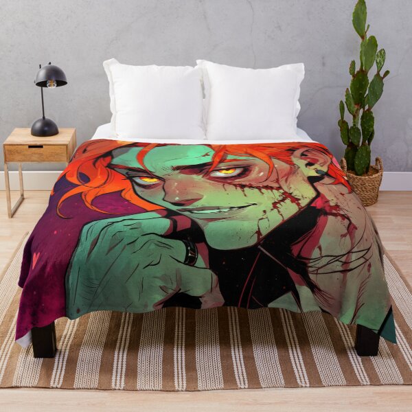 Item preview, Red Headed Zombie Hottie in Vibrant Colors designed and sold by CriaCreative.