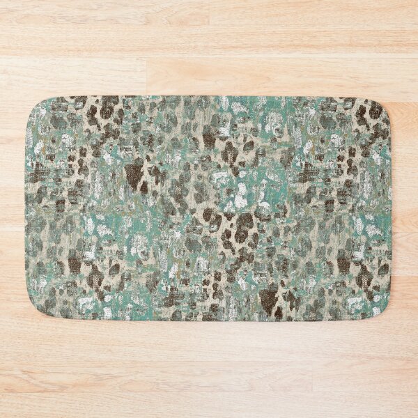 Item preview, Copy of rustic painted animalier yellow green  blue designed and sold by Alessandro Remo Mazzoni Remotextiles.