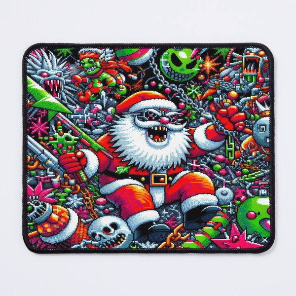 Item preview, Punk Santas, Grass-Hat Xmas Spirits, and Turbo Creatures – Perfect Holiday Gift designed and sold by Imaginarium of Chaos falcon88 .