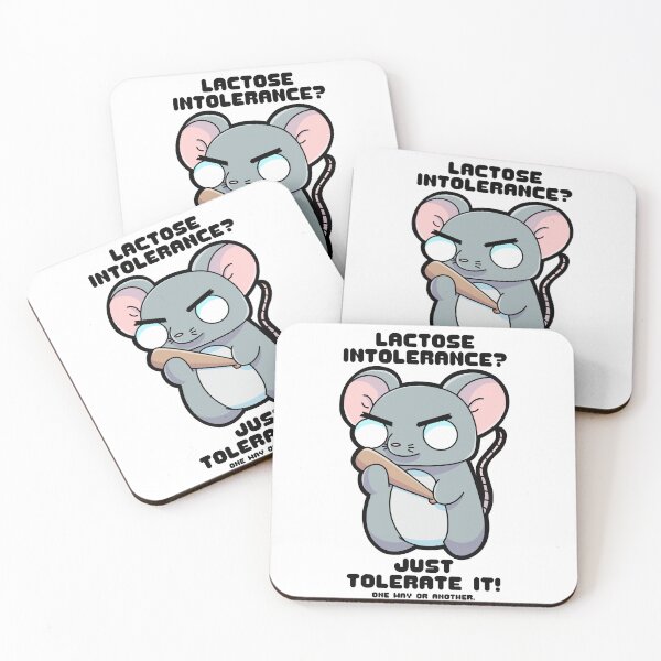 Item preview, Ratón intolerante a la lactosa designed and sold by GumiDoodlez.