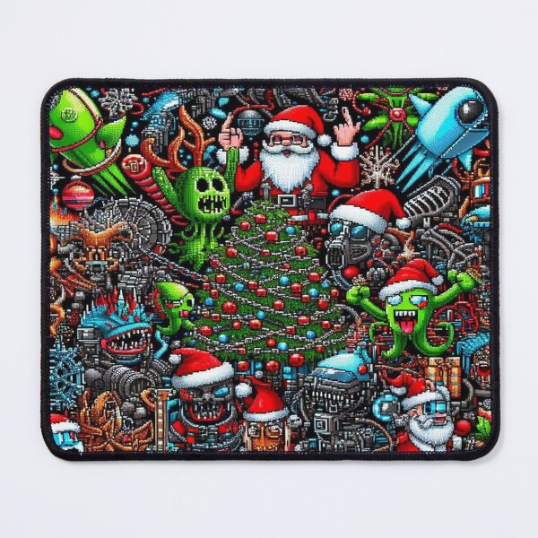 Item preview, Turbo Freezy Creatures with Shadow Xmas Spirits in Fancy Grass Hats – Perfect Holiday Gift designed and sold by Imaginarium of Chaos falcon88 .