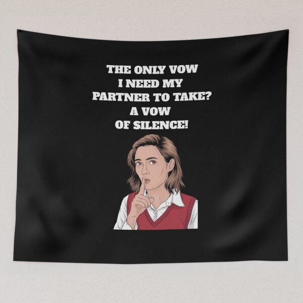 Item preview, The Only Vow I Need My Partner To Take? A Vow of Silence! designed and sold by signshirtz.