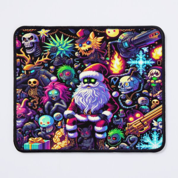 Item preview, 8-Bit Xmas Spirits in Grass Hats and Turbo Freezy Creatures – Perfect Holiday Gift designed and sold by Imaginarium of Chaos falcon88 .