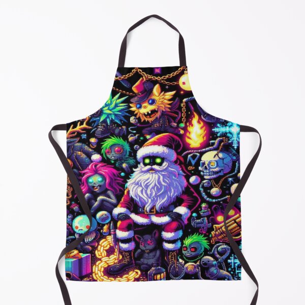 Item preview, 8-Bit Xmas Spirits in Grass Hats and Turbo Freezy Creatures – Perfect Holiday Gift designed and sold by Imaginarium of Chaos falcon88 .