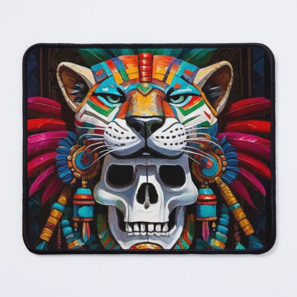Item preview, Aztec Skull Panther Headress designed and sold by MatrixTattoo.