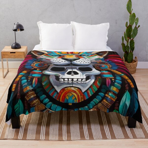 Item preview, Aztec Skull Panther Headress designed and sold by MatrixTattoo.