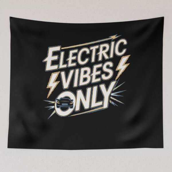 Item preview, Electric Vibes Only Design designed and sold by InsanseCreation.