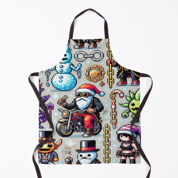 Item preview, Freezy Chains and Punk Santa Clauses with Fancy Xmas Spirits – Perfect Holiday Gift designed and sold by Imaginarium of Chaos falcon88 .
