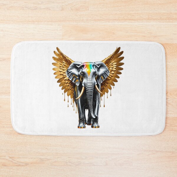 Item preview, Elephant angel colorful design designed and sold by Dan9010.