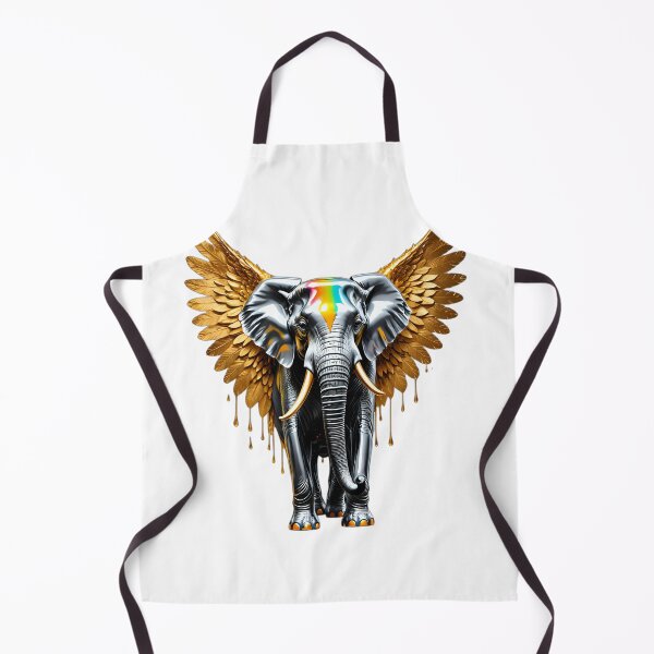 Item preview, Elephant angel colorful design designed and sold by Dan9010.