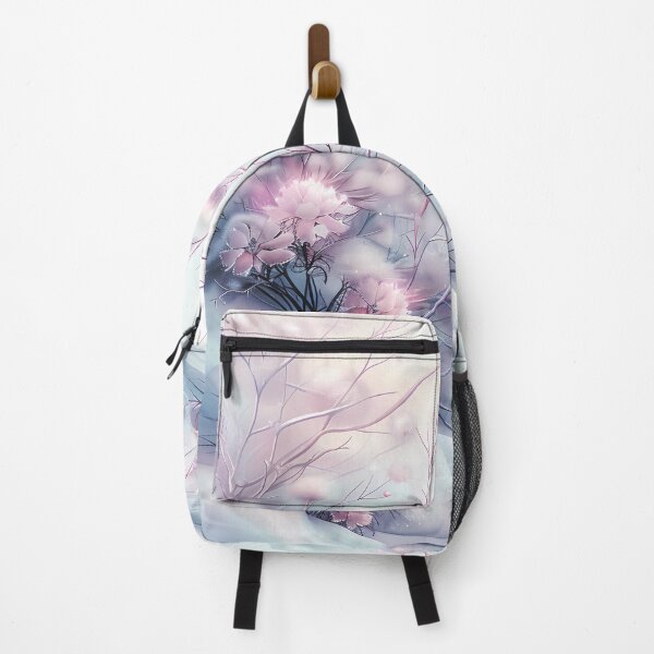 Item preview, Winter landscape. Fields and trees covered with snow. Flowers in the snow. Pastel colors. designed and sold by MagelliShop.
