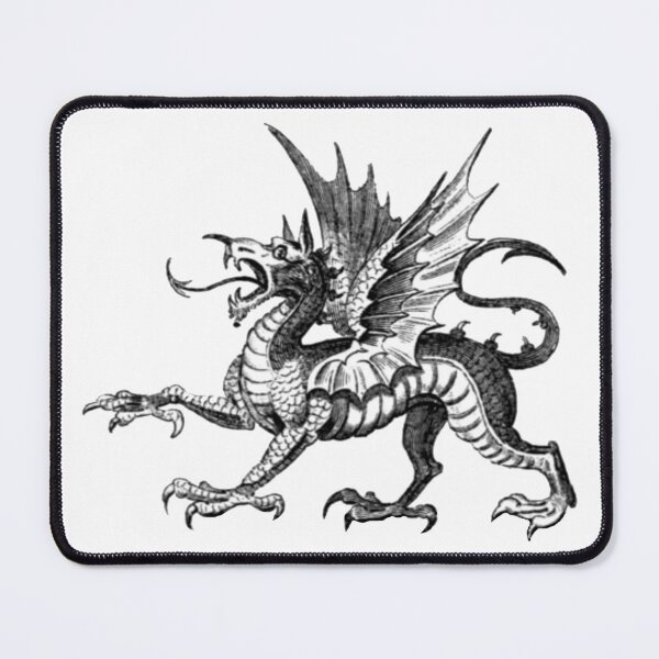 Item preview, Medieval Dragon Drawing designed and sold by HawthorneFlame.