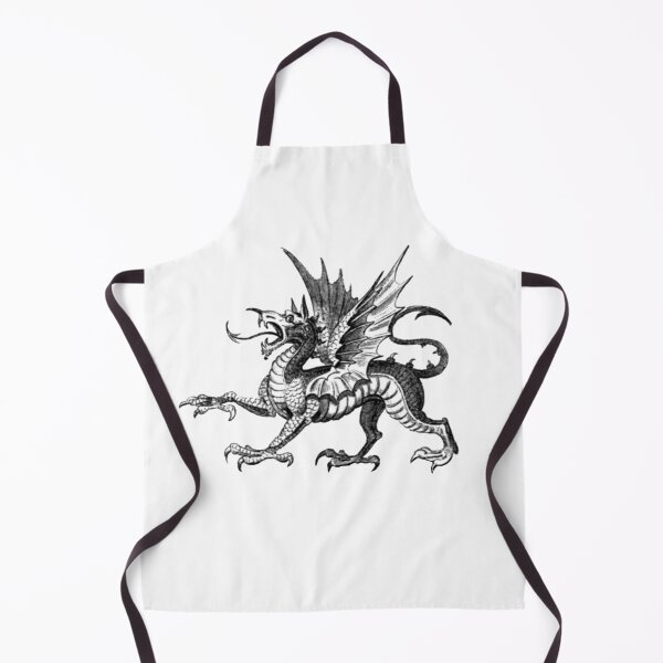 Item preview, Medieval Dragon Drawing designed and sold by HawthorneFlame.