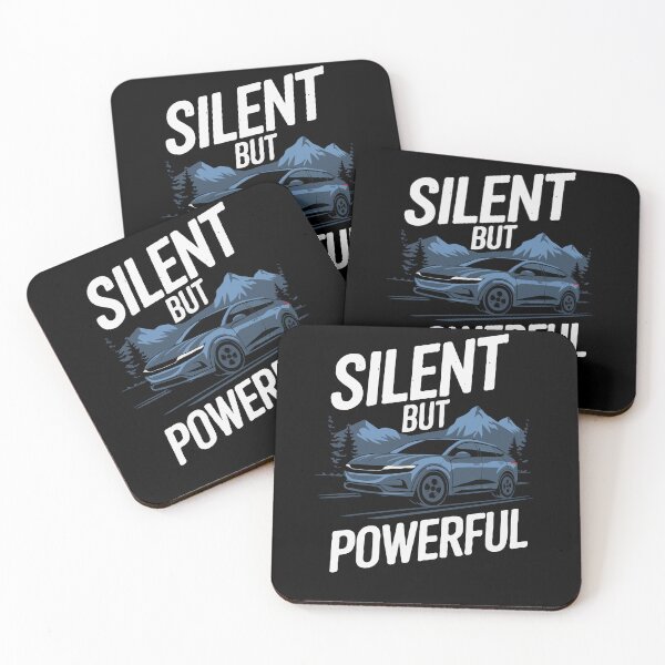 Item preview, Silent But Powerful Mountains Car Design designed and sold by InsanseCreation.