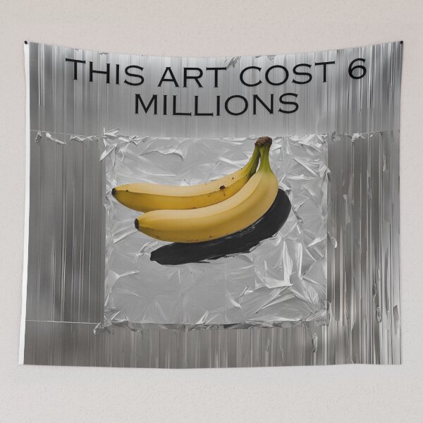 Item preview, Funny banana fruit art for 6 millions 15 designed and sold by MetallenaLux.