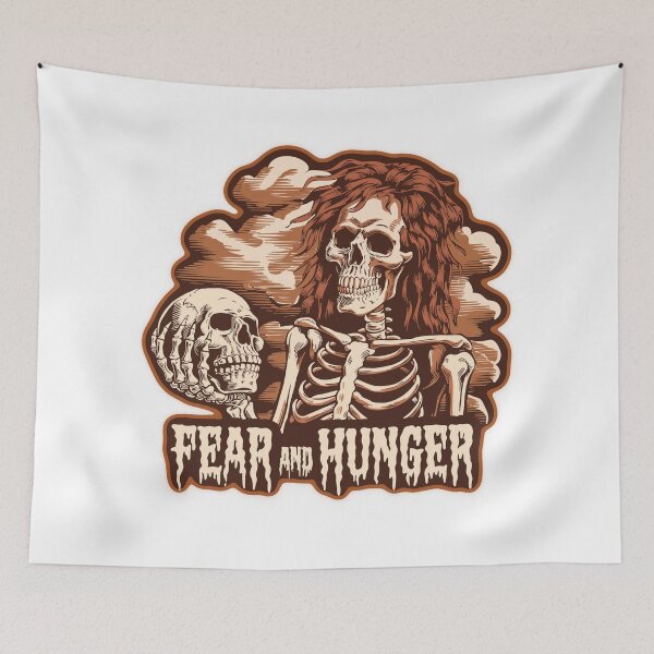 Item preview, The Fear and Hunger Essential T-Shirt designed and sold by Dospart.