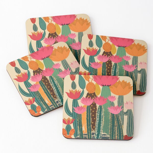 Item preview, Mexican Cactus bloom art ornament decor desert nursery Joshua tree designed and sold by apixelwall.