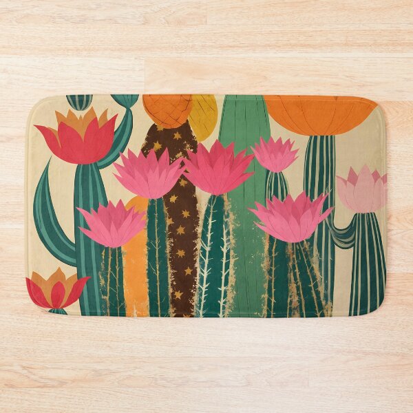 Item preview, Mexican Cactus bloom art ornament decor desert nursery Joshua tree designed and sold by apixelwall.