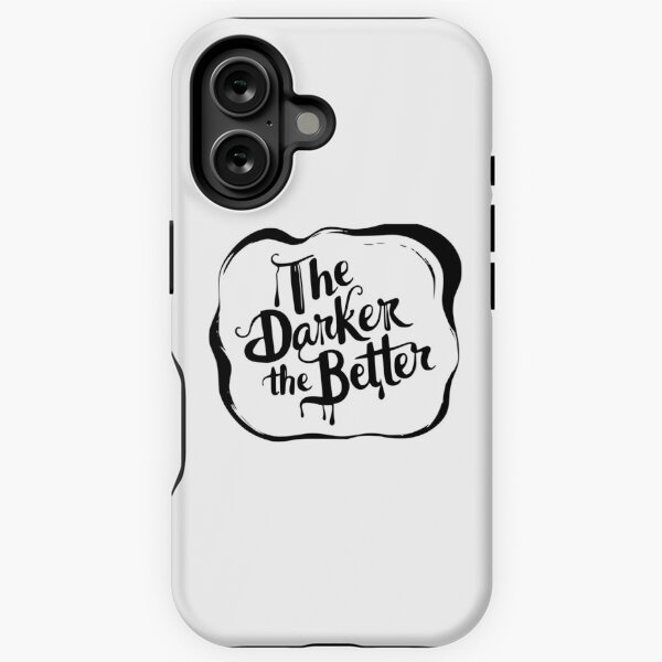 Item preview, The Darker the Better - Dark Romance Lover - Black & White Stamp designed and sold by BookishNookish.