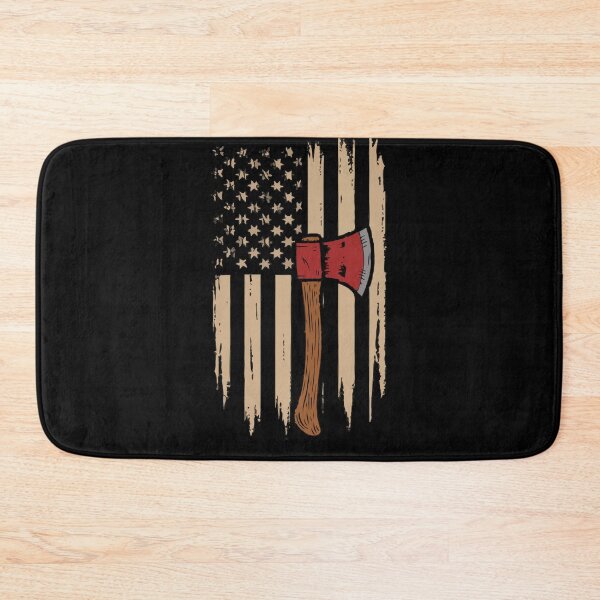 Item preview, Patriotic Star-Spangled Axe Design designed and sold by InsanseCreation.
