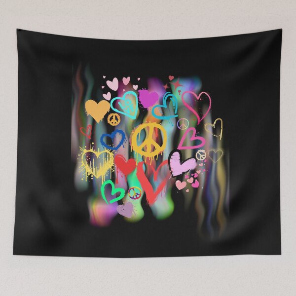 Item preview, Sonrisas estilo graffiti de paz y amor para recordarte que la vida es más fácil cuando sonríes. designed and sold by GEM STYLE.