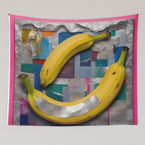 Item preview, Funny banana fruit art for 6 millions 17 designed and sold by MetallenaLux.
