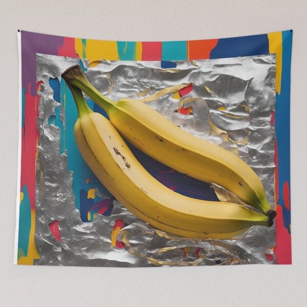 Item preview, Funny banana fruit art for 6 millions 18 designed and sold by MetallenaLux.