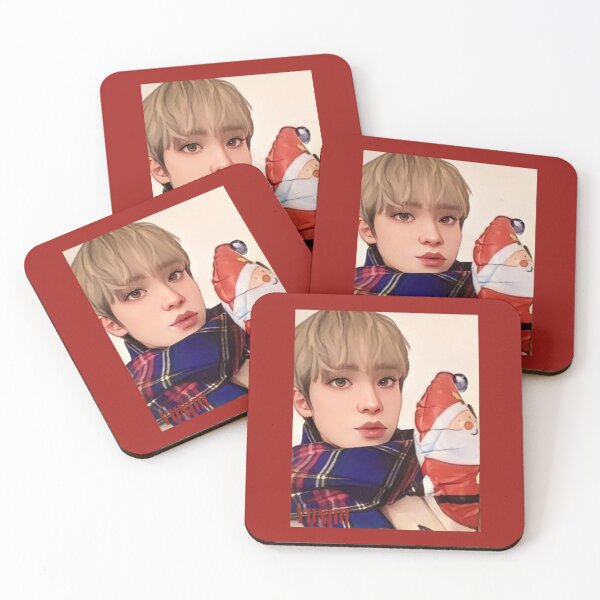 Item preview, Ateez Christmas Selfie Yunho 1 designed and sold by LiveKpop.