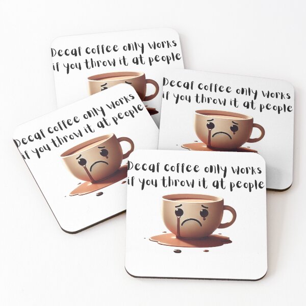 Item preview, Ceramic Mug, decaf coffee is sad, funny coffee cup gift, coffee lover gift, office mug, kitchen decor, gift for coworker designed and sold by Lost-Mountain.