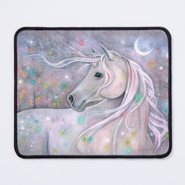 Item preview, Twinkling Lights Unicorn Fantasy Art by Molly Harrison designed and sold by Molly  Harrison.