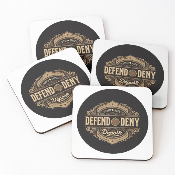 Item preview, Defend Deny Depose designed and sold by andyactstoo.