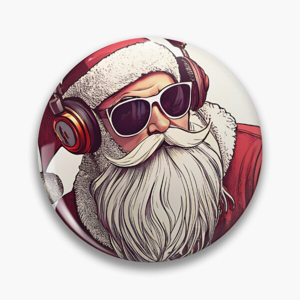 Item preview, Santa DJ scratching designed and sold by AhArtMe.