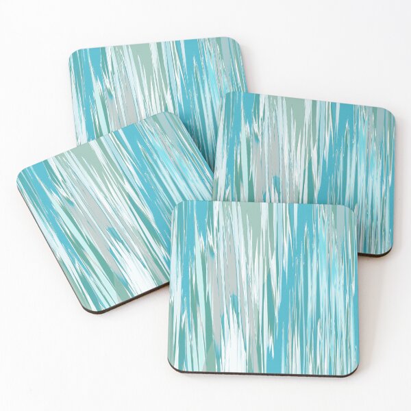 Item preview, Ocean Blue Bark Distressed Stripe designed and sold by Sharon Schwalbe.