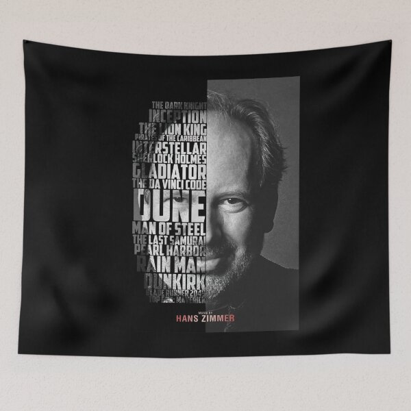 Item preview, Music by Hans Zimmer Fan Art Poster designed and sold by Enea Kelo.