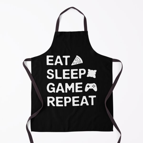 Item preview, Gaming Lifestyle Eat Sleep Game Repeat designed and sold by InsanseCreation.