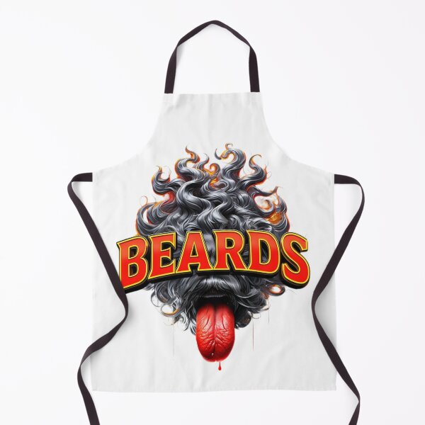 Item preview, Estilo de barbas ardientes en llamas designed and sold by PrintSparkle.