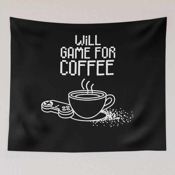 Item preview, Funny Gaming Coffee Lovers Tee designed and sold by InsanseCreation.