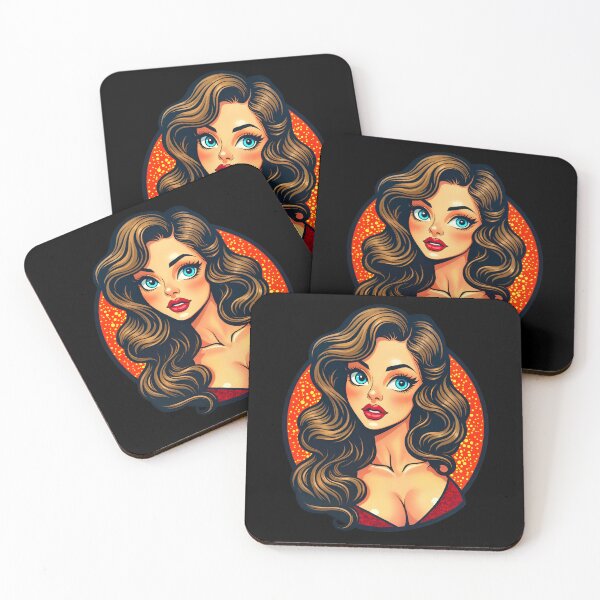 Item preview, Cute Classic Vintage Style Anime Girl designed and sold by TheArtOfPat.
