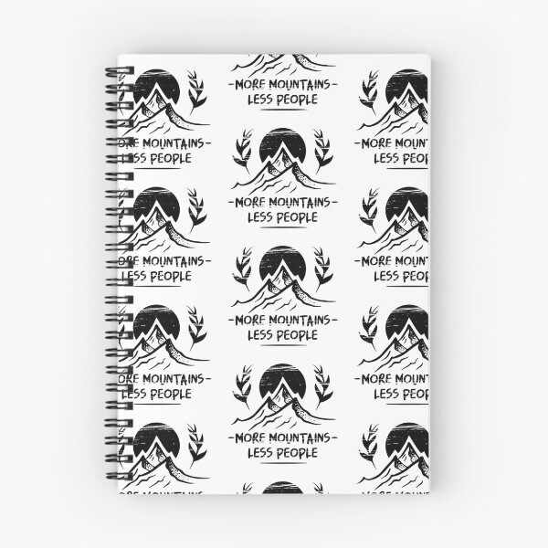 Item preview, more mountains less people introvert traveller gift designed and sold by Plant On Demand.