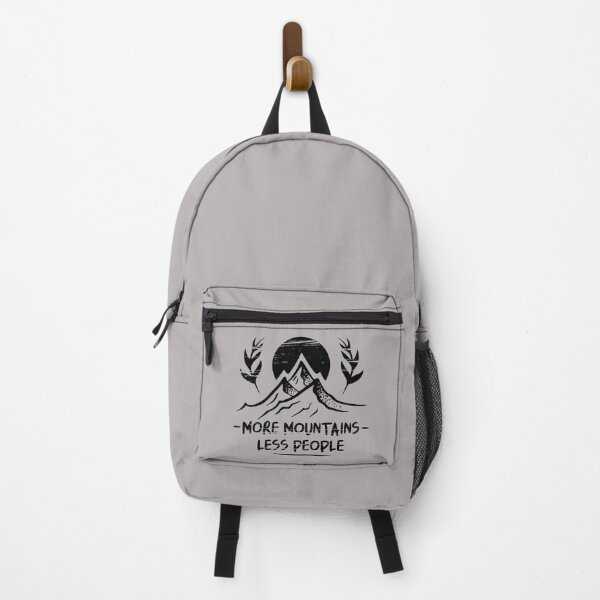 Item preview, more mountains less people introvert traveller gift designed and sold by Plant On Demand.