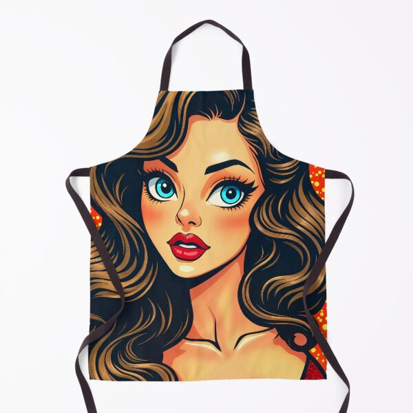 Item preview, Cute Classic Vintage Style Anime Girl designed and sold by TheArtOfPat.
