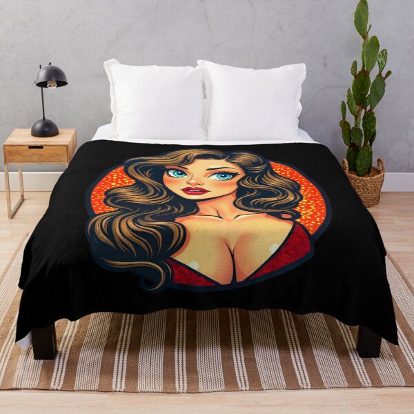 Item preview, Cute Classic Vintage Style Anime Girl designed and sold by TheArtOfPat.