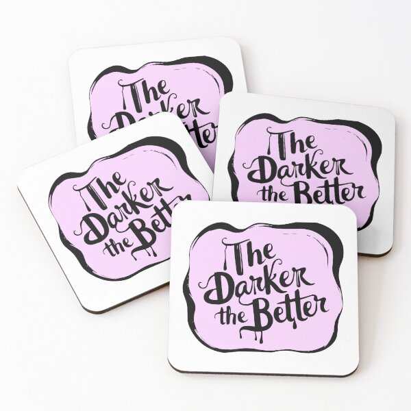 Item preview, The Darker the Better - Dark Romance Lover - Pastel Stamp designed and sold by BookishNookish.