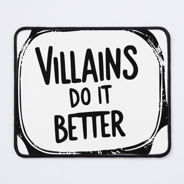 Item preview, Villains Do It Better - Dark Romance Lover - Black & White Stamp designed and sold by BookishNookish.