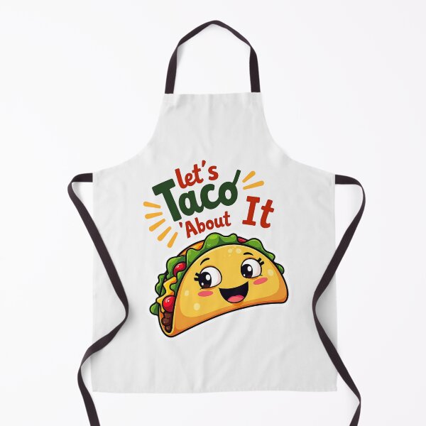 Item preview, Let's Taco 'Bout It funny, pun, Mexican, designed and sold by BornBorn.