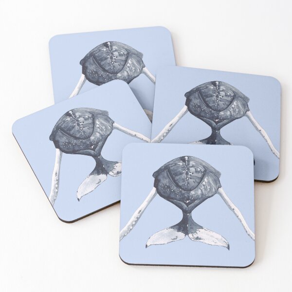 Item preview, HUMPBACK WHALE FRONT-Megaptera novaeangliae designed and sold by BEATRIZ ABAITUA.