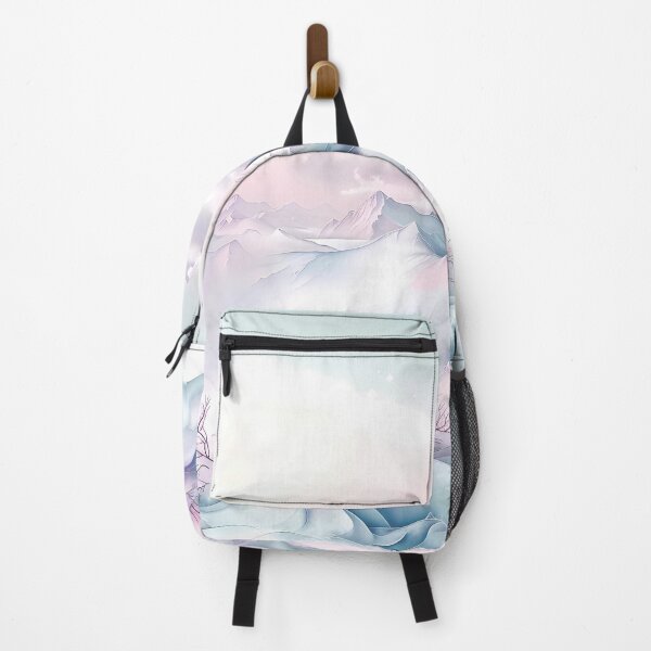 Item preview, Winter landscape. Mountains covered with snow. Pastel colors. designed and sold by MagelliShop.